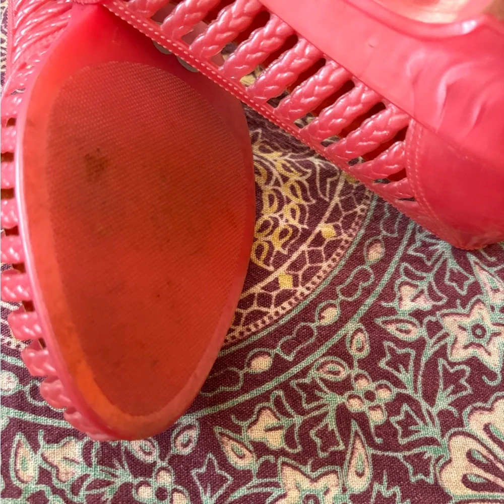 Vintage Barbie pink jelly sandal shoes - Picture 3 of 3